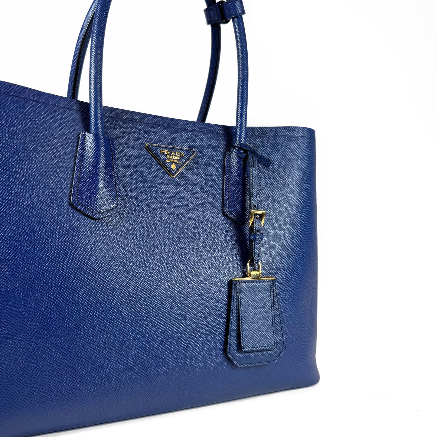 Prada Saffiano Double Handle Bag