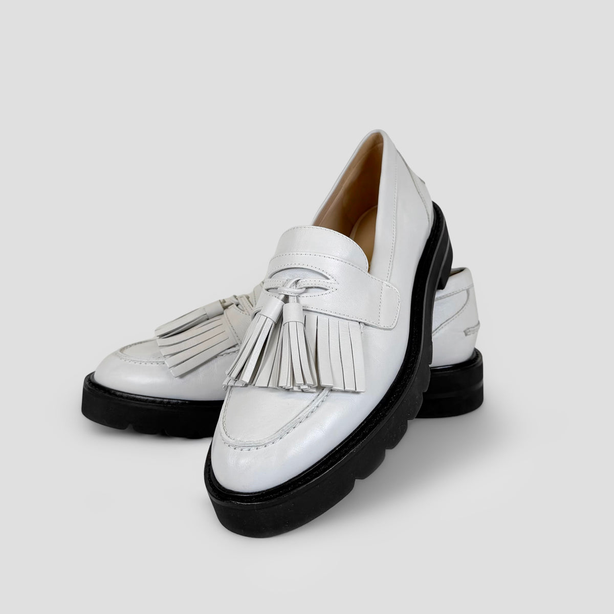 Stuart Weitzman Mila Lift Tassel Loafers