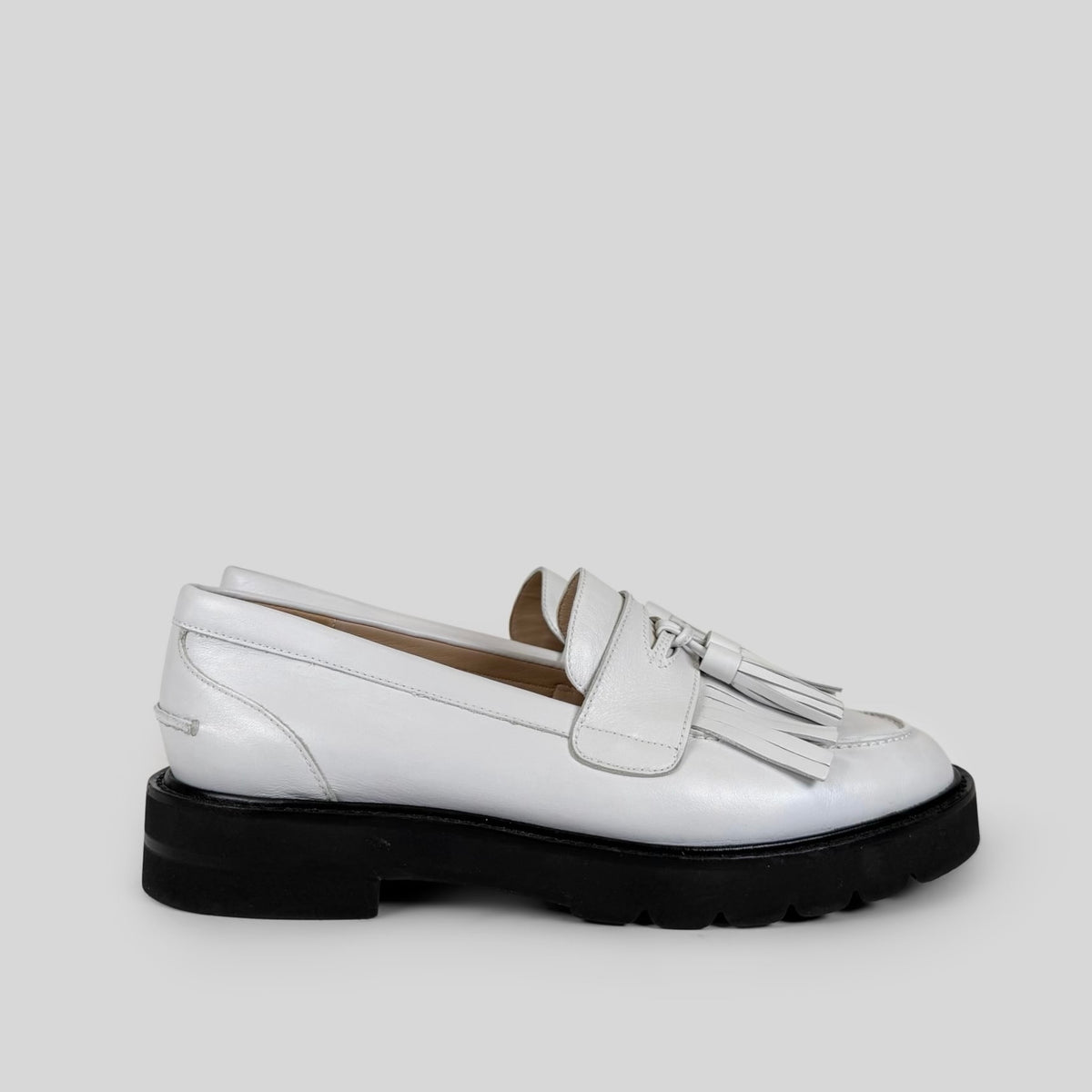 Stuart Weitzman Mila Lift Tassel Loafers