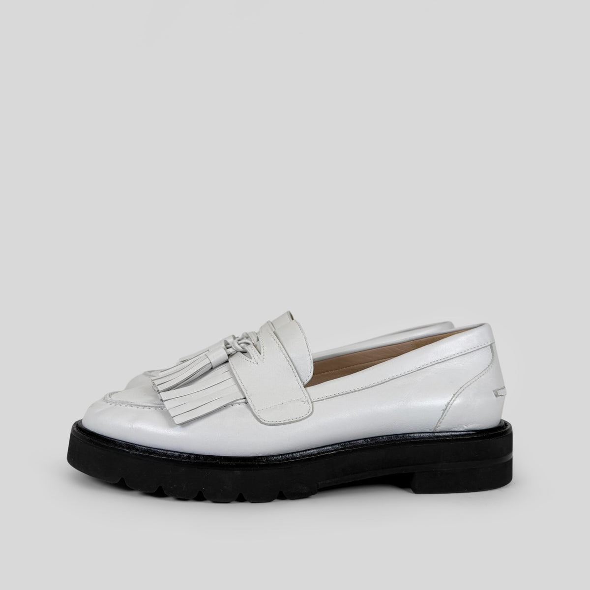 Stuart Weitzman Mila Lift Tassel Loafers