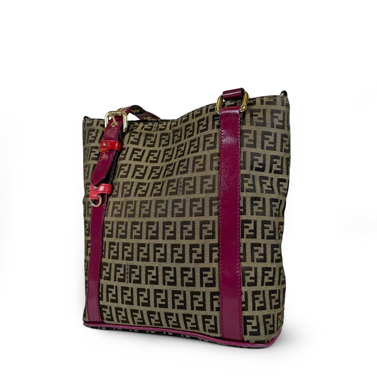 Fendi Zucchino Canvas Superstar Shopping Tote