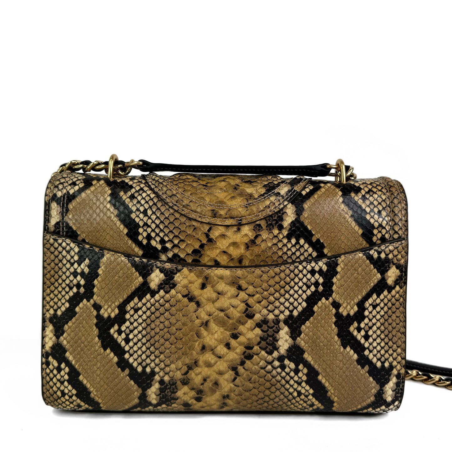 Tory Burch Fleming Exotic Convertible Shoulder Bag