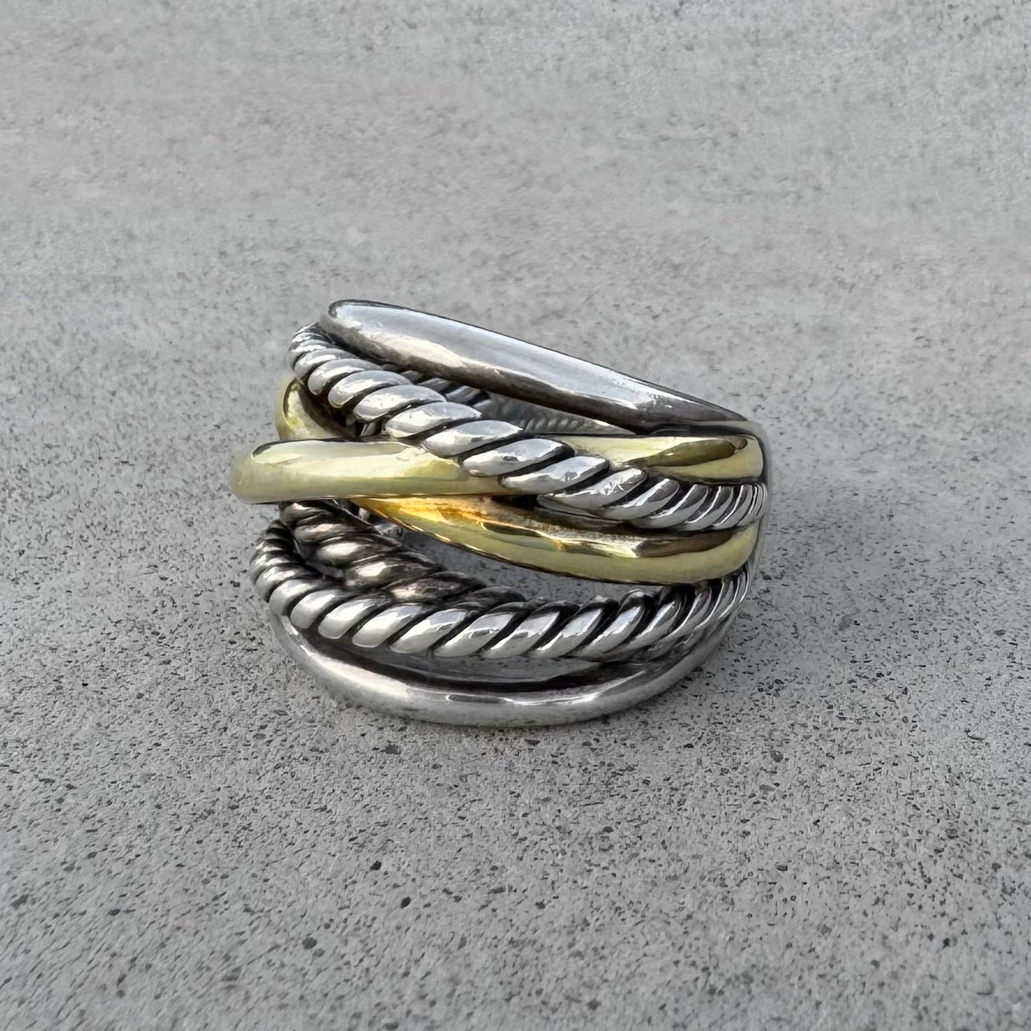 David Yurman Crossover Seven Row Ring