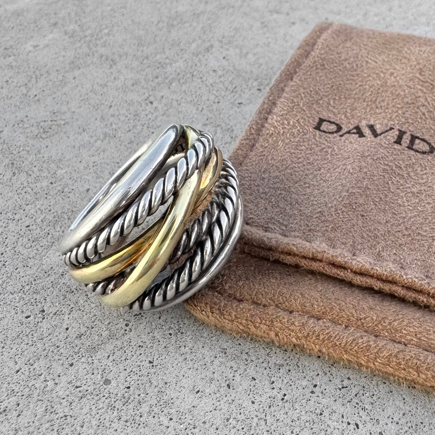 David Yurman Crossover Seven Row Ring