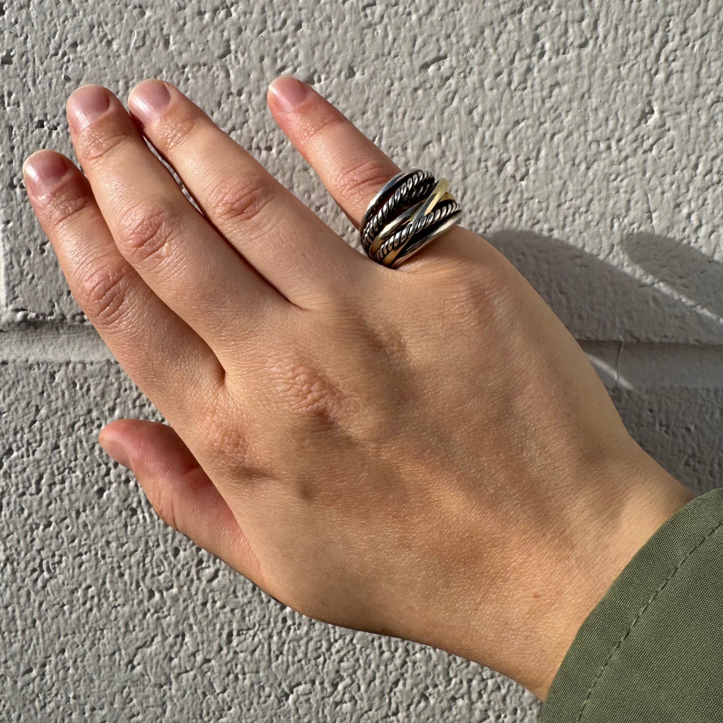 David Yurman Crossover Seven Row Ring