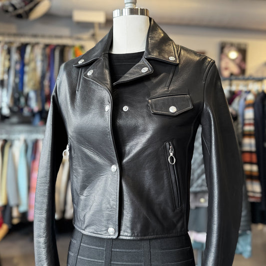 Alexander Wang Buttoned Moto Jacket