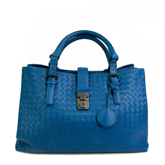 Bottega Veneta Roma Turquoise Medium Bag