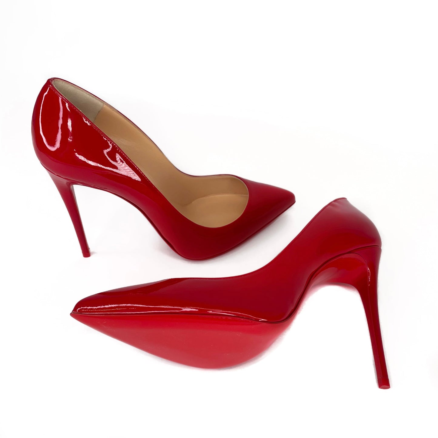 Christian Louboutin Patent Pump Kate Red Shoes