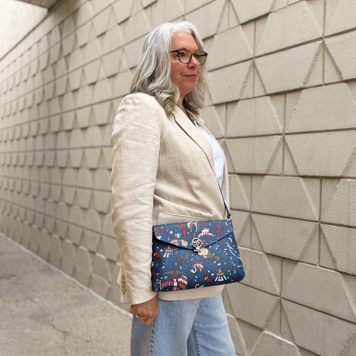 Piero Guidi Magic Circus Crossbody Bag