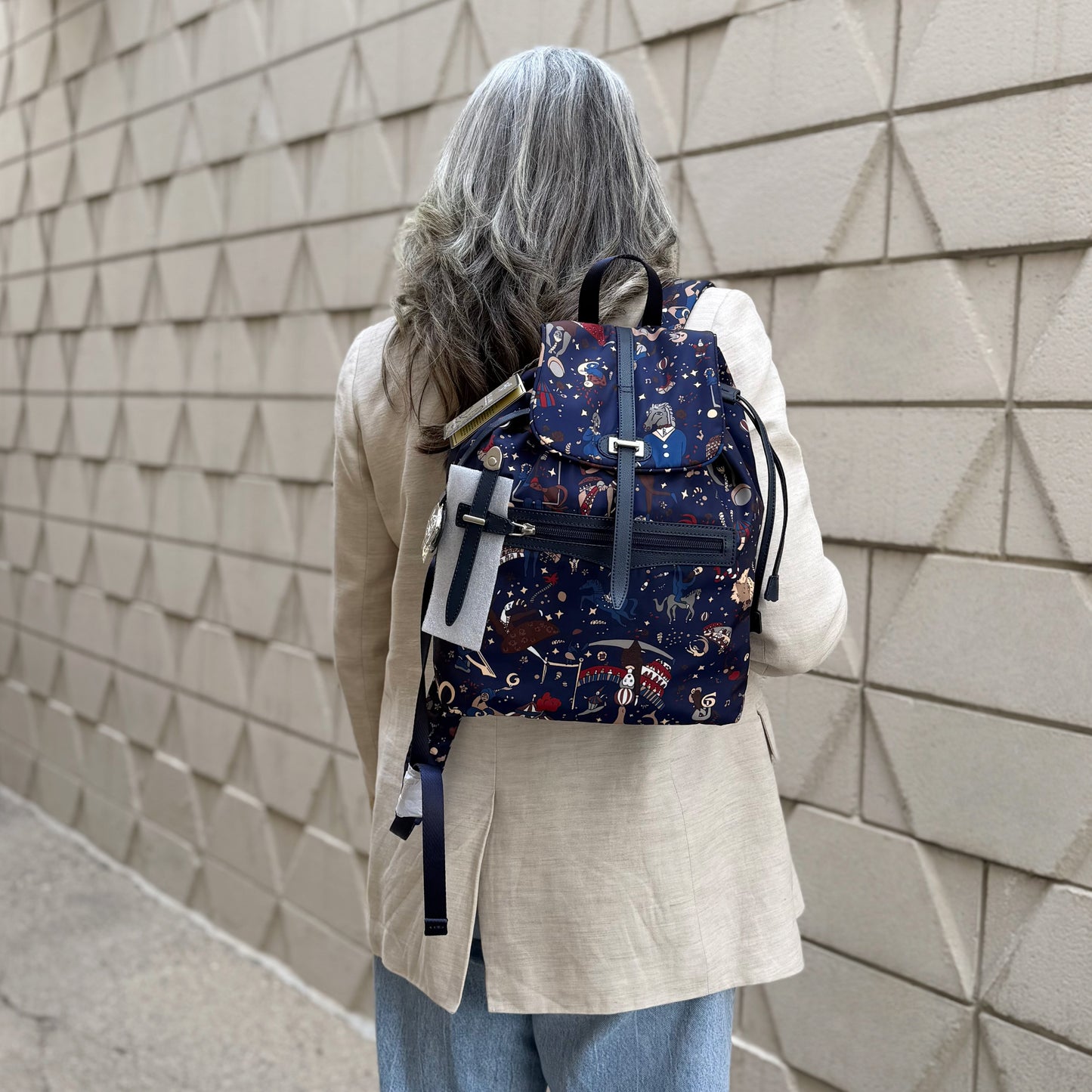 Piero Guidi Nylon Magic Circus Backpack