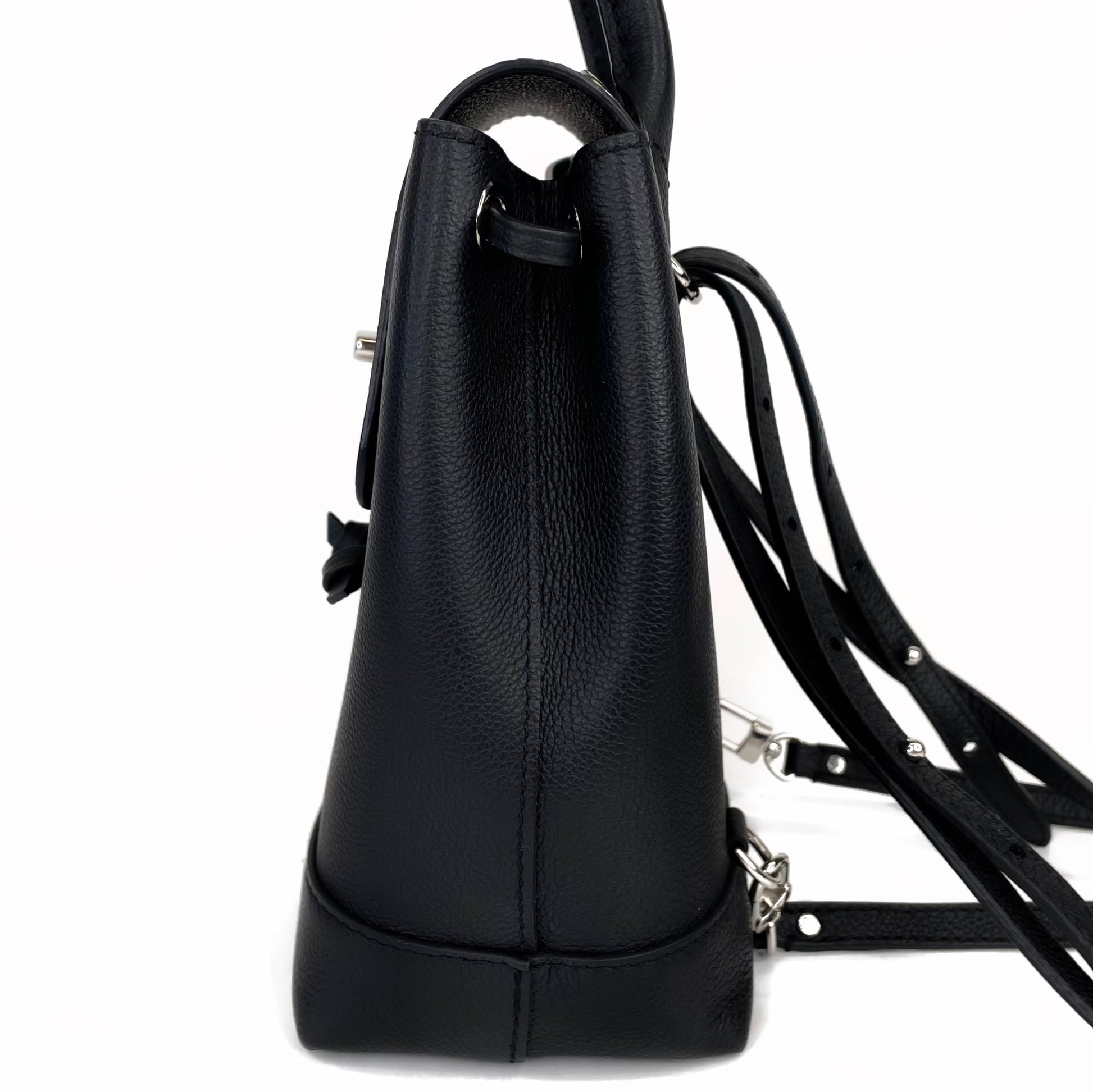 Mini backpack Lockme Louis Vuitton Black Leather ref.103776 - Joli