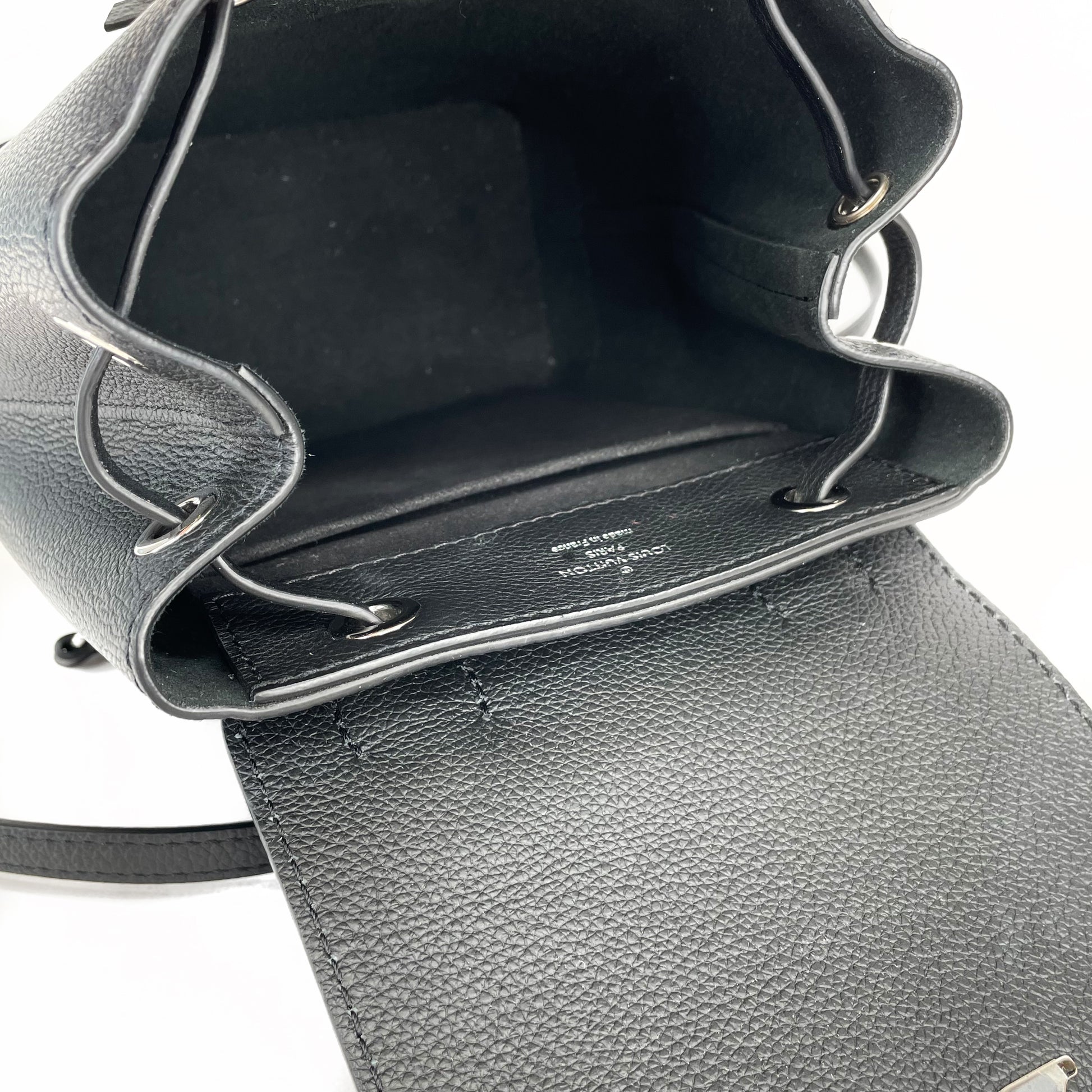 Louis Vuitton Lockme Backpack Leather Mini Black 451782