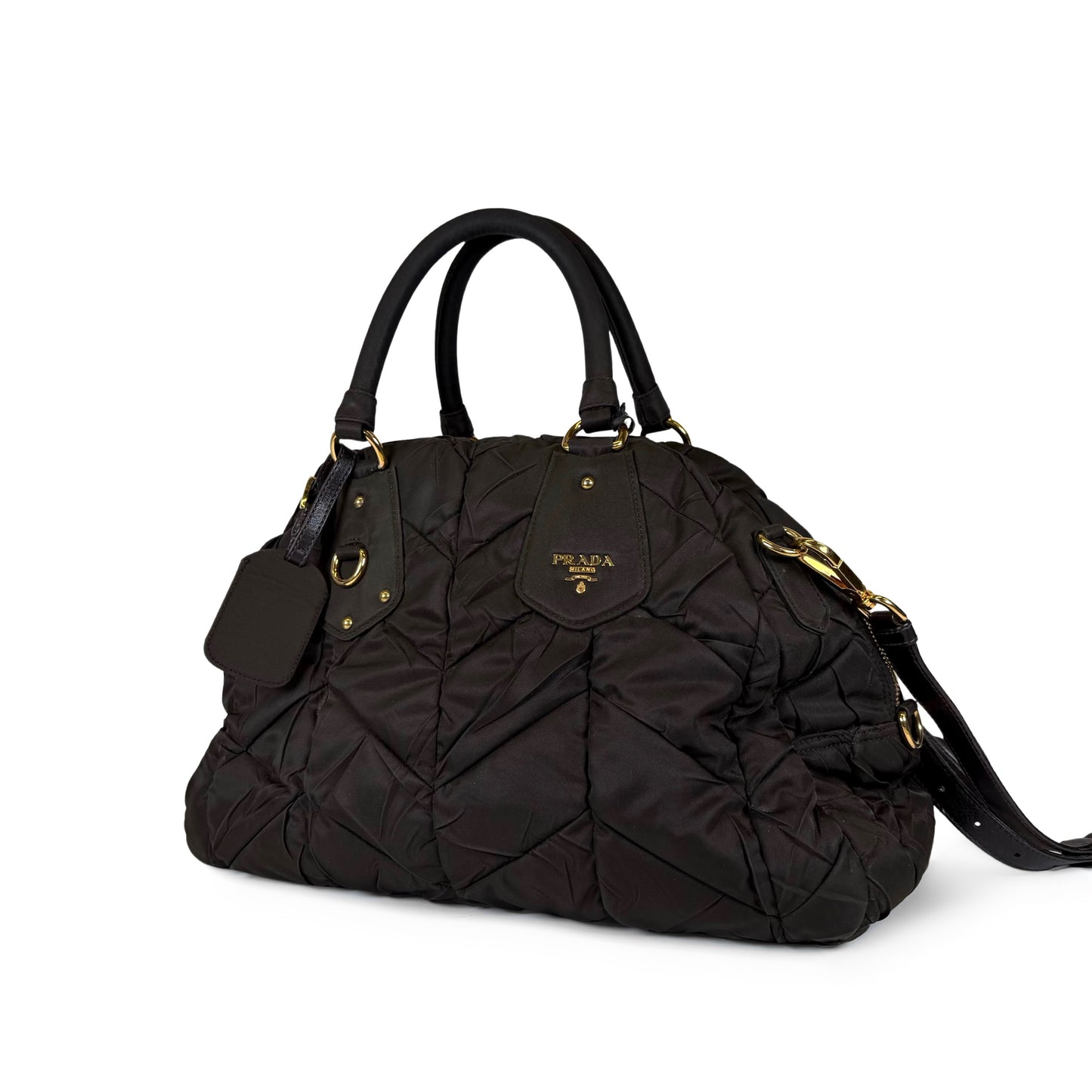 Prada Tessuto Bowling Bag
