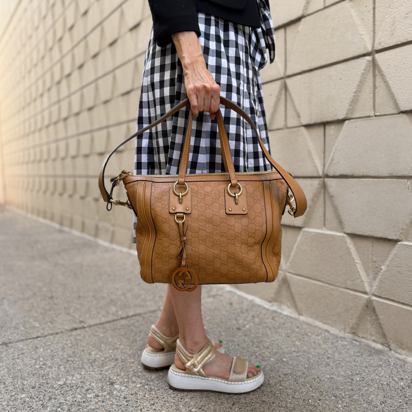 Gucci Guccissima Charm Bag