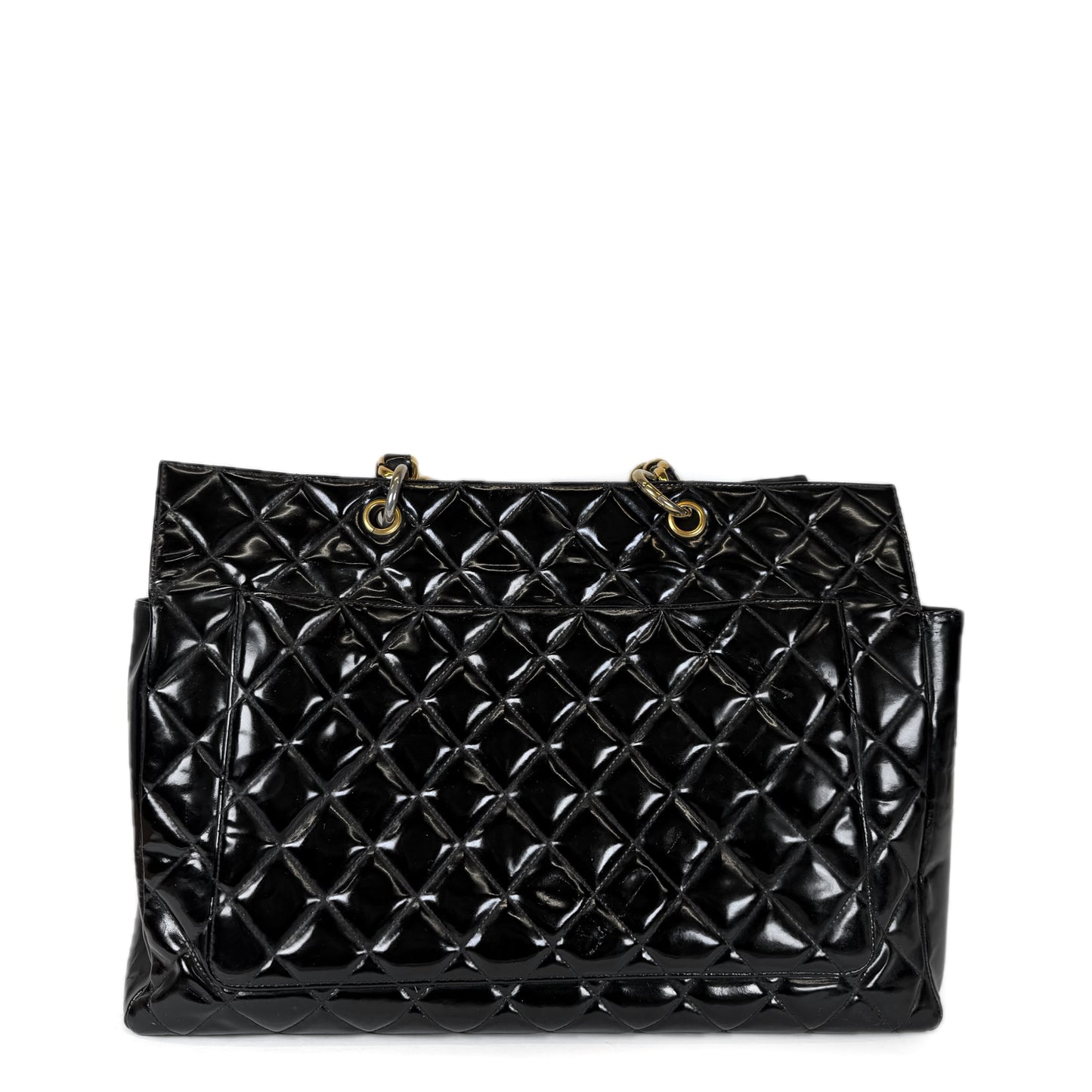Chanel Timeless Patent Grand Shopping Tote