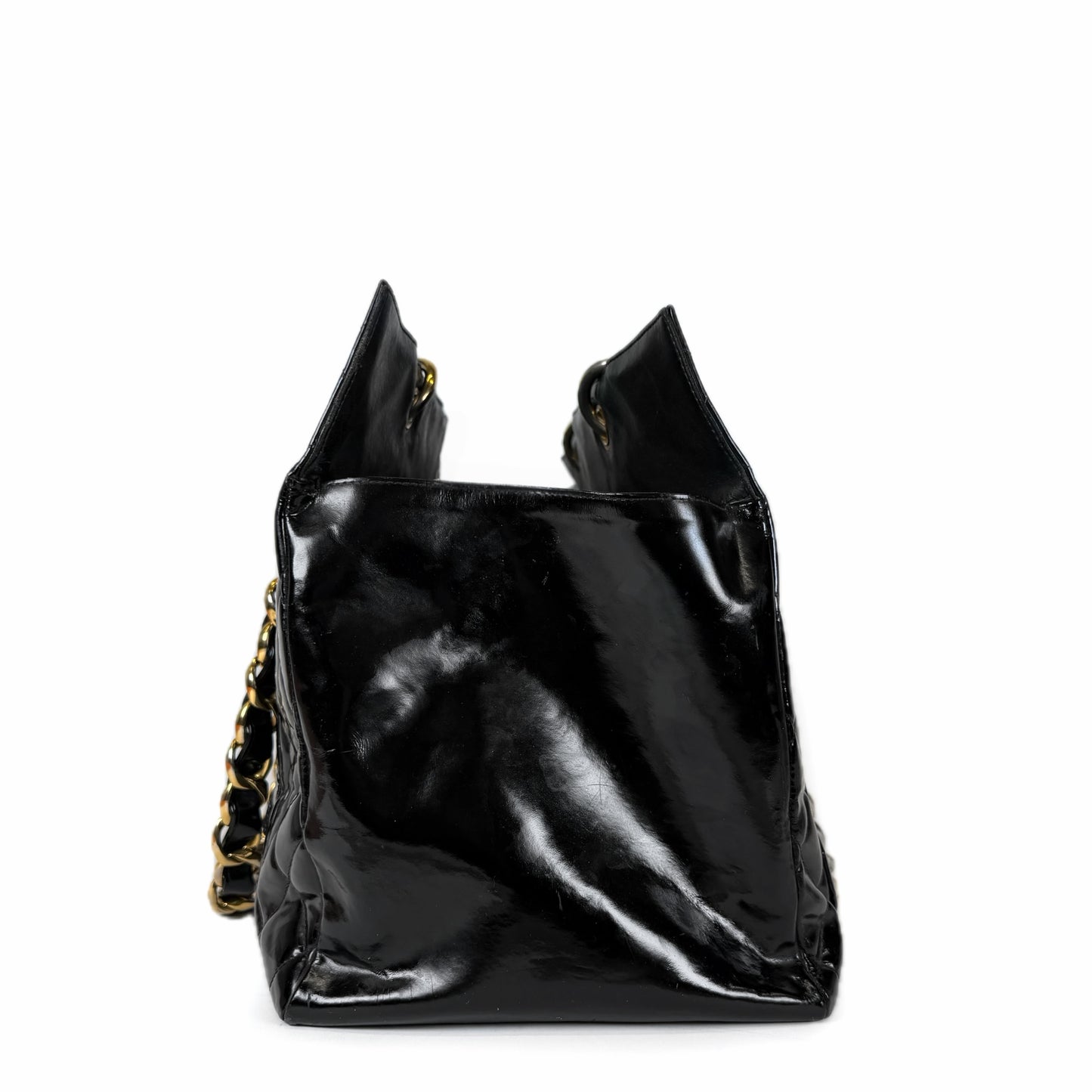 Chanel Timeless Patent Grand Shopping Tote