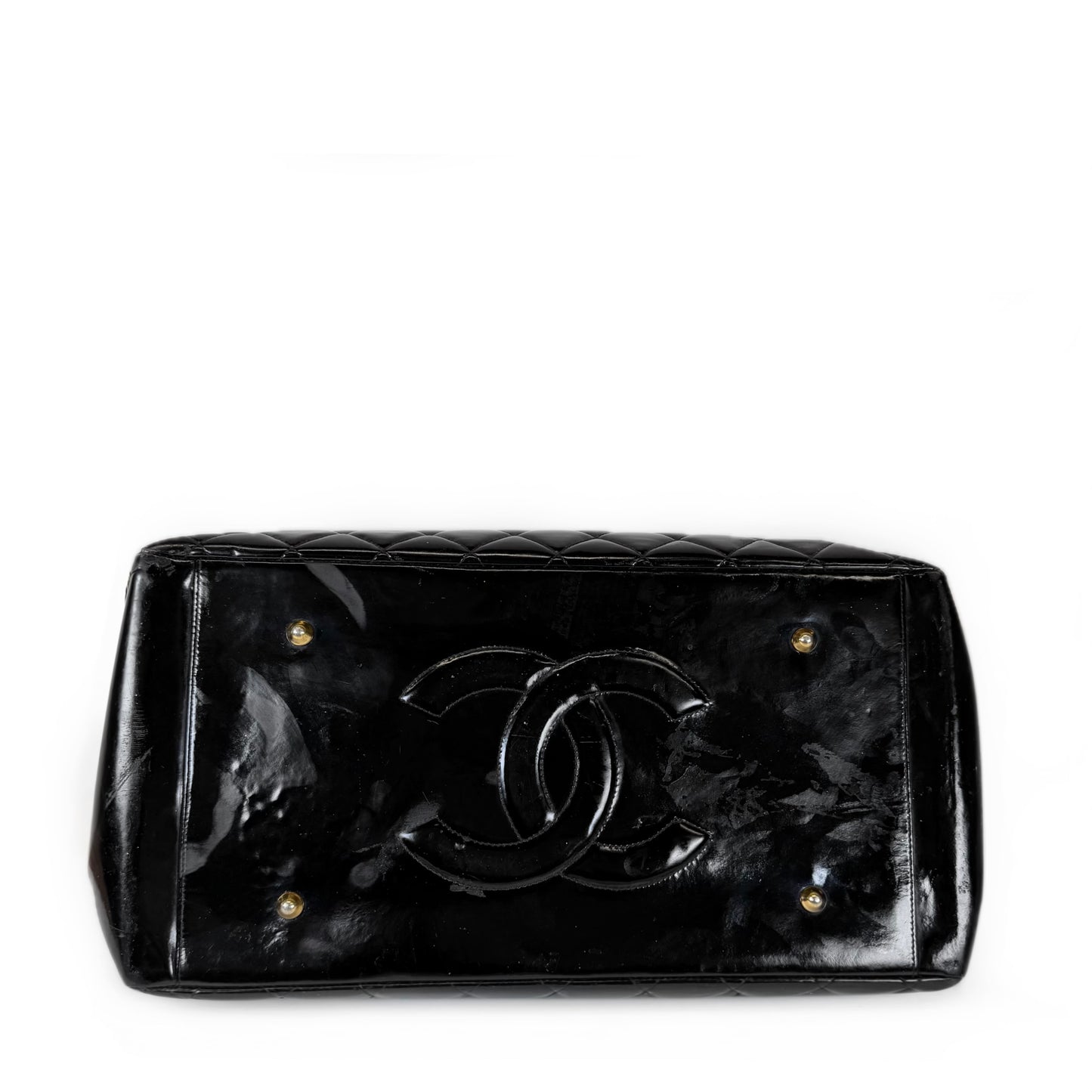 Chanel Timeless Patent Grand Shopping Tote
