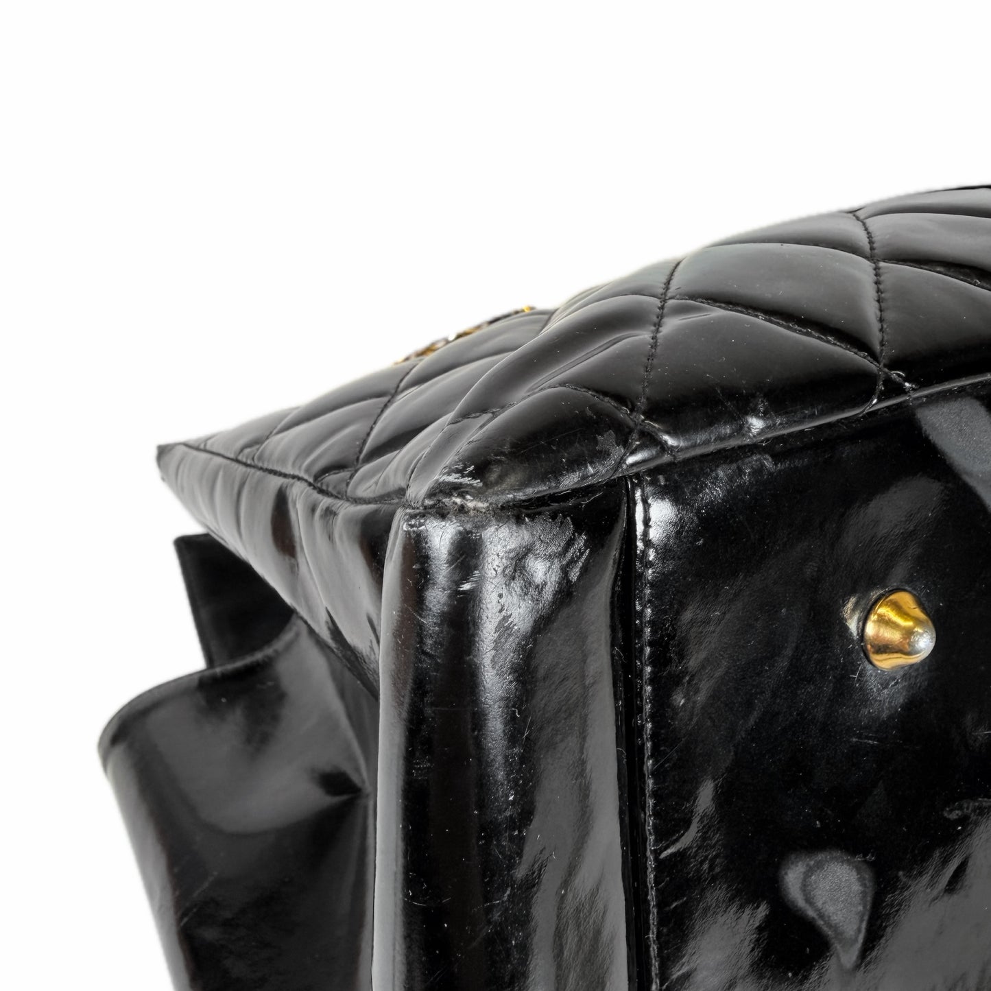 Chanel Timeless Patent Grand Shopping Tote