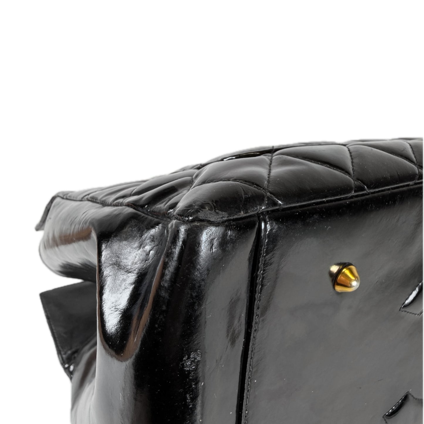 Chanel Timeless Patent Grand Shopping Tote