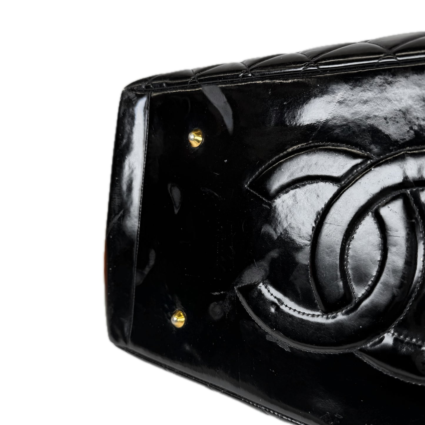 Chanel Timeless Patent Grand Shopping Tote