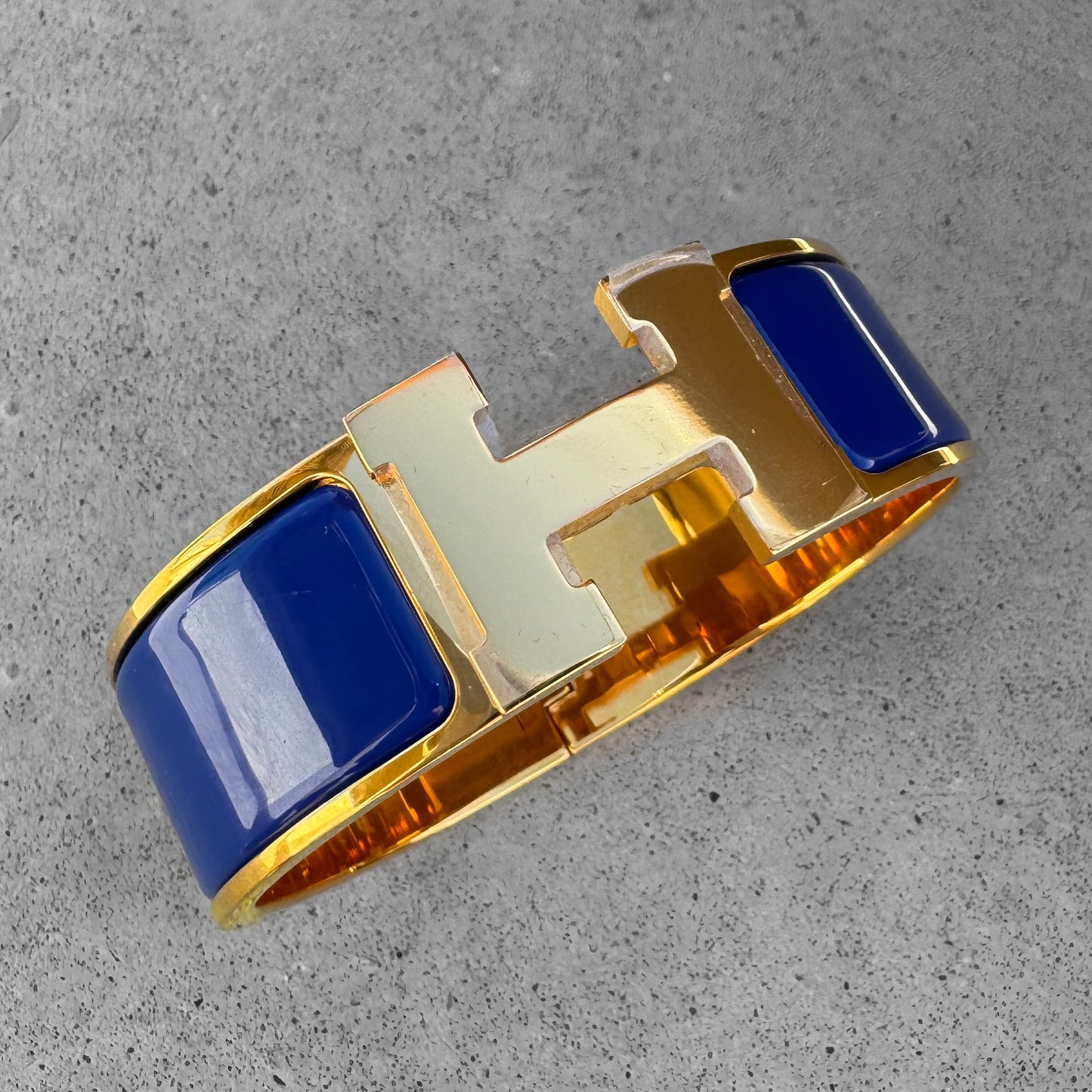 Hermès Enamel Clic Clac H GM Bracelet