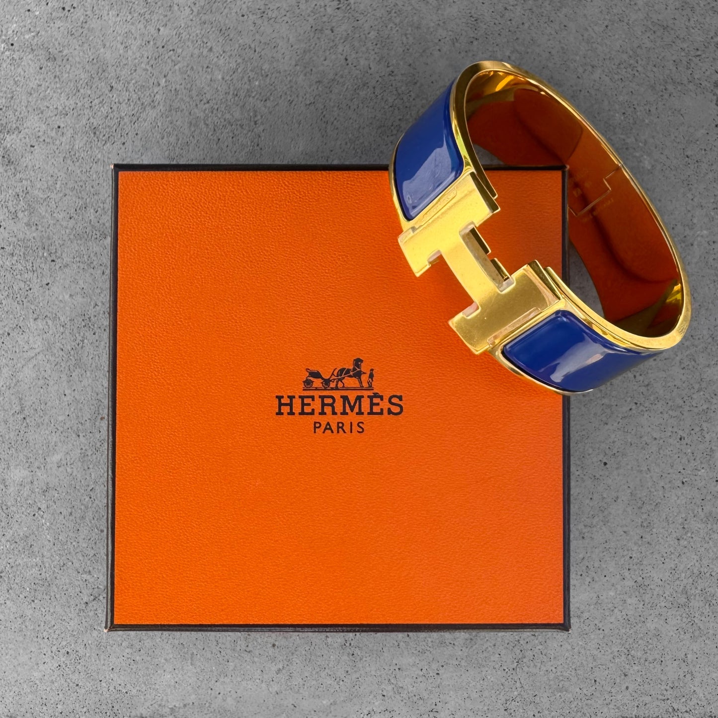 Hermès Enamel Clic Clac H GM Bracelet