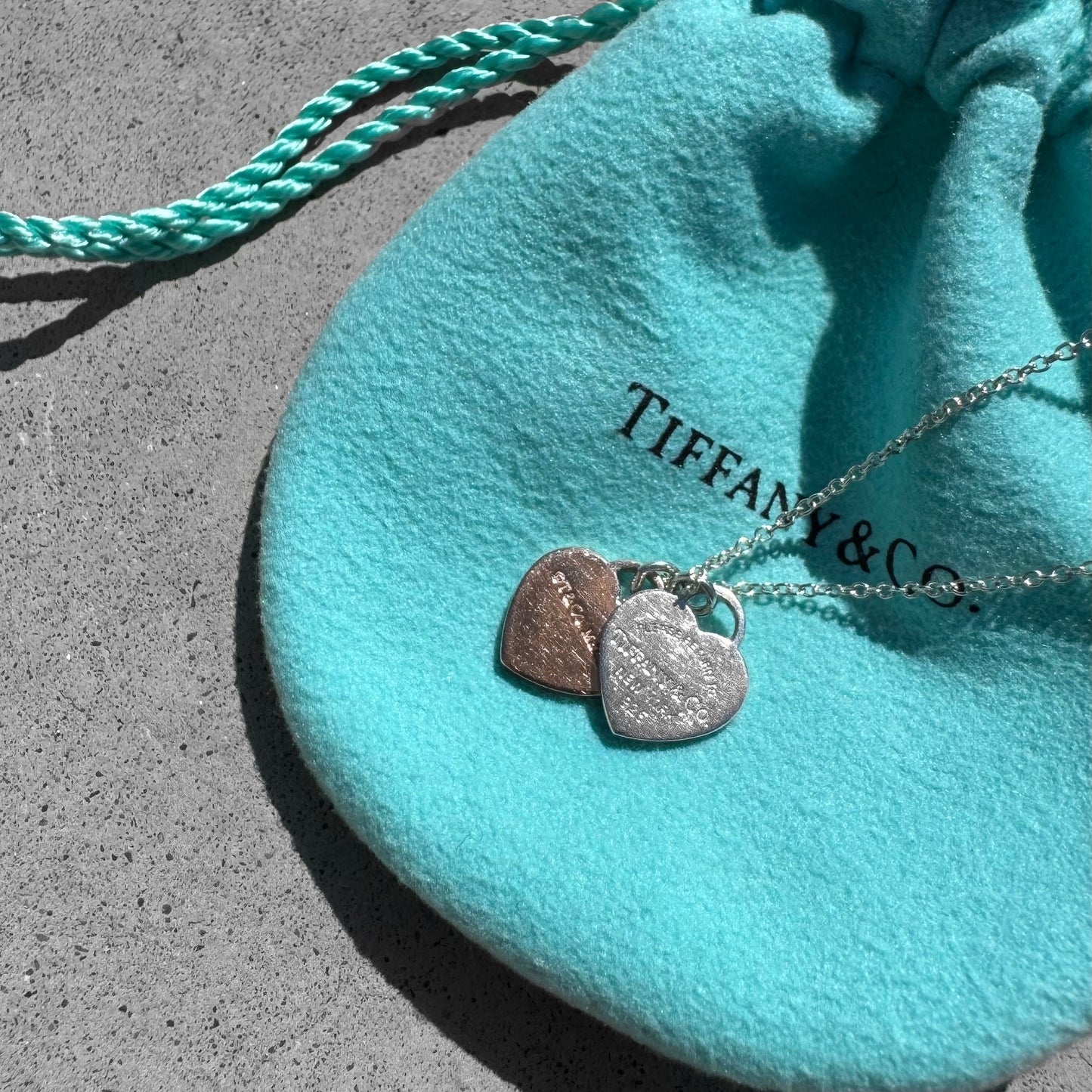 Tiffany Double Heart Necklace