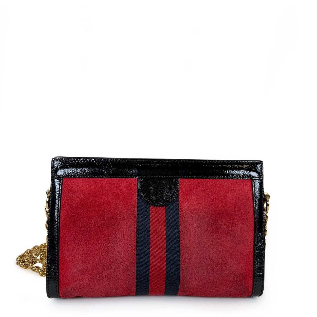 Gucci Ophidia Suede Web Small Bag