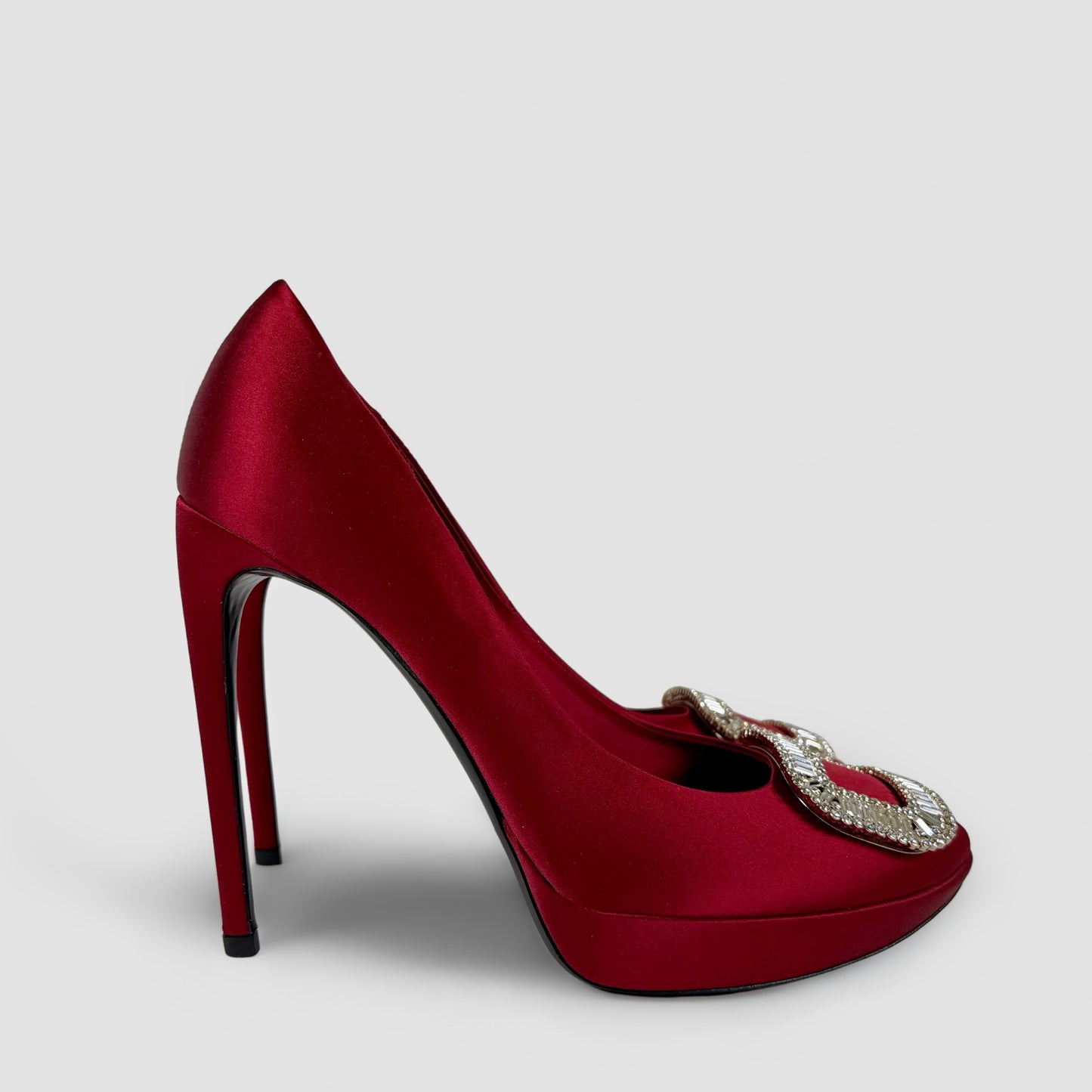 Roger Vivier Limelight Crystal Buckle Heels