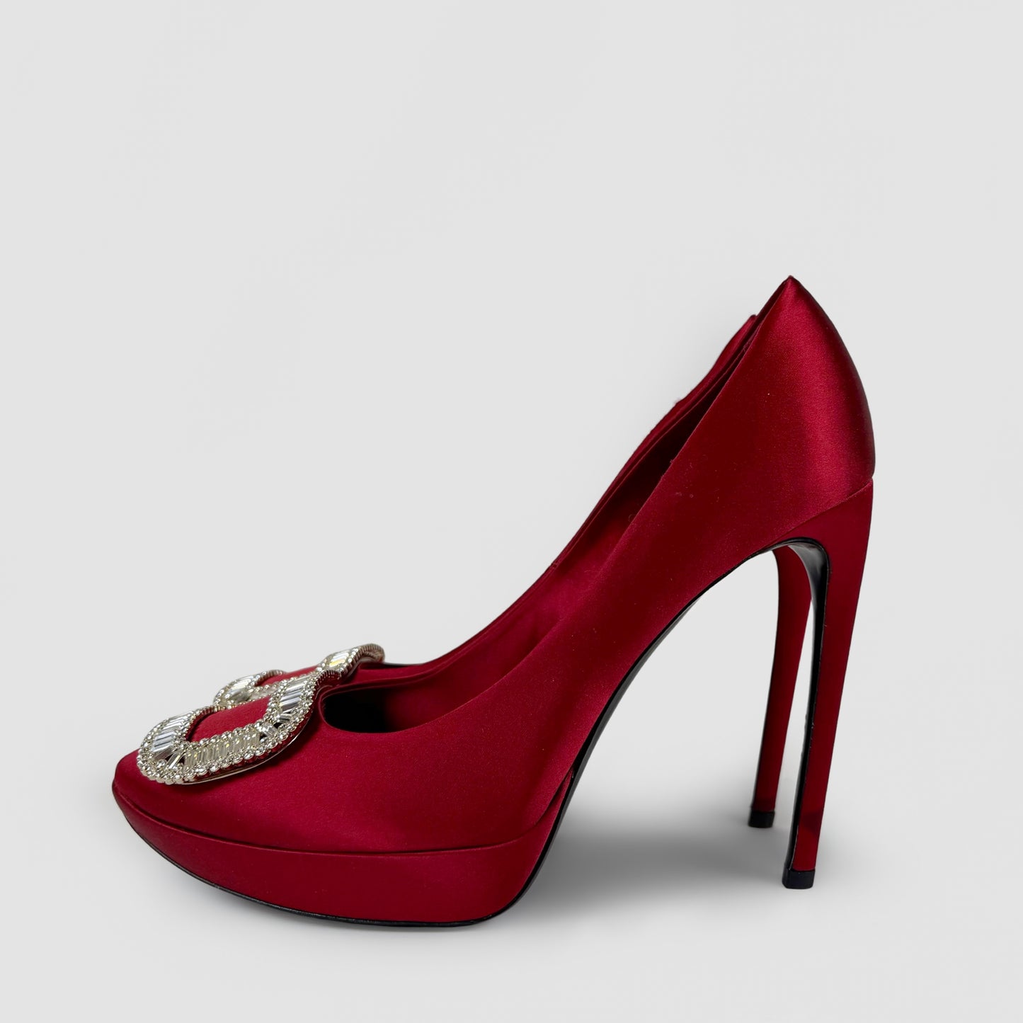 Roger Vivier Limelight Crystal Buckle Heels