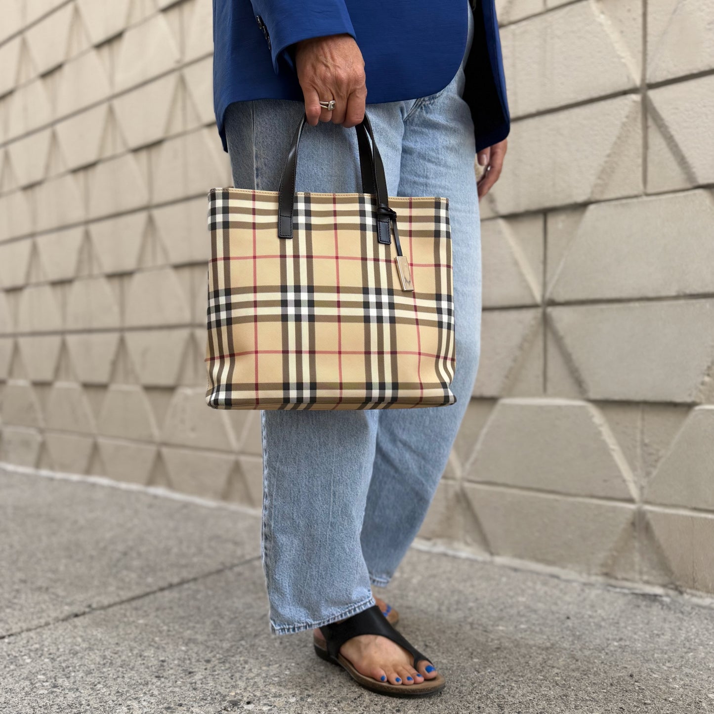 Burberry Classic Nova Check Tote Bag