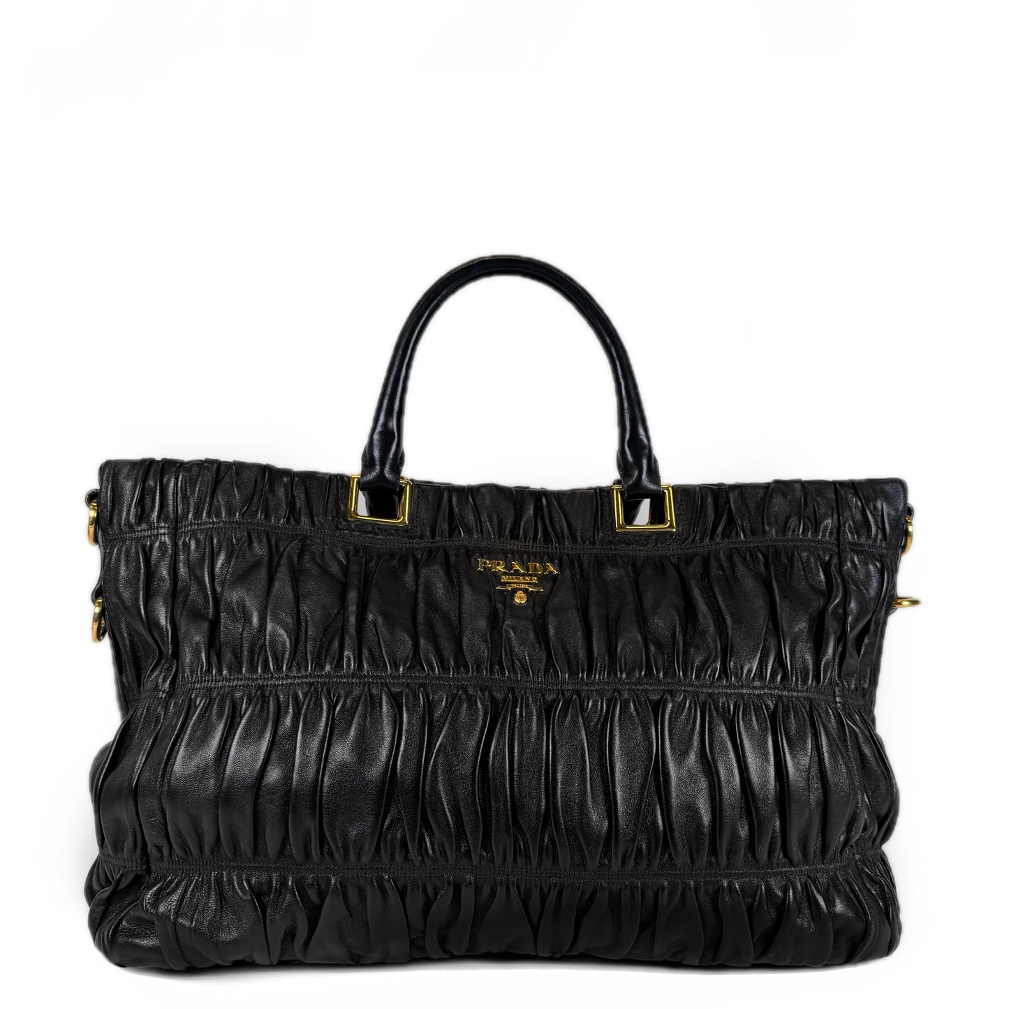 Prada Nappa Gaufre Leather Tote Bag