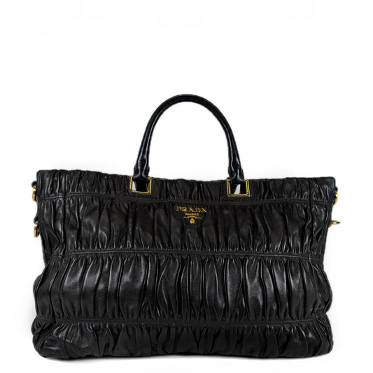 Prada Nappa Gaufre Leather Tote Bag