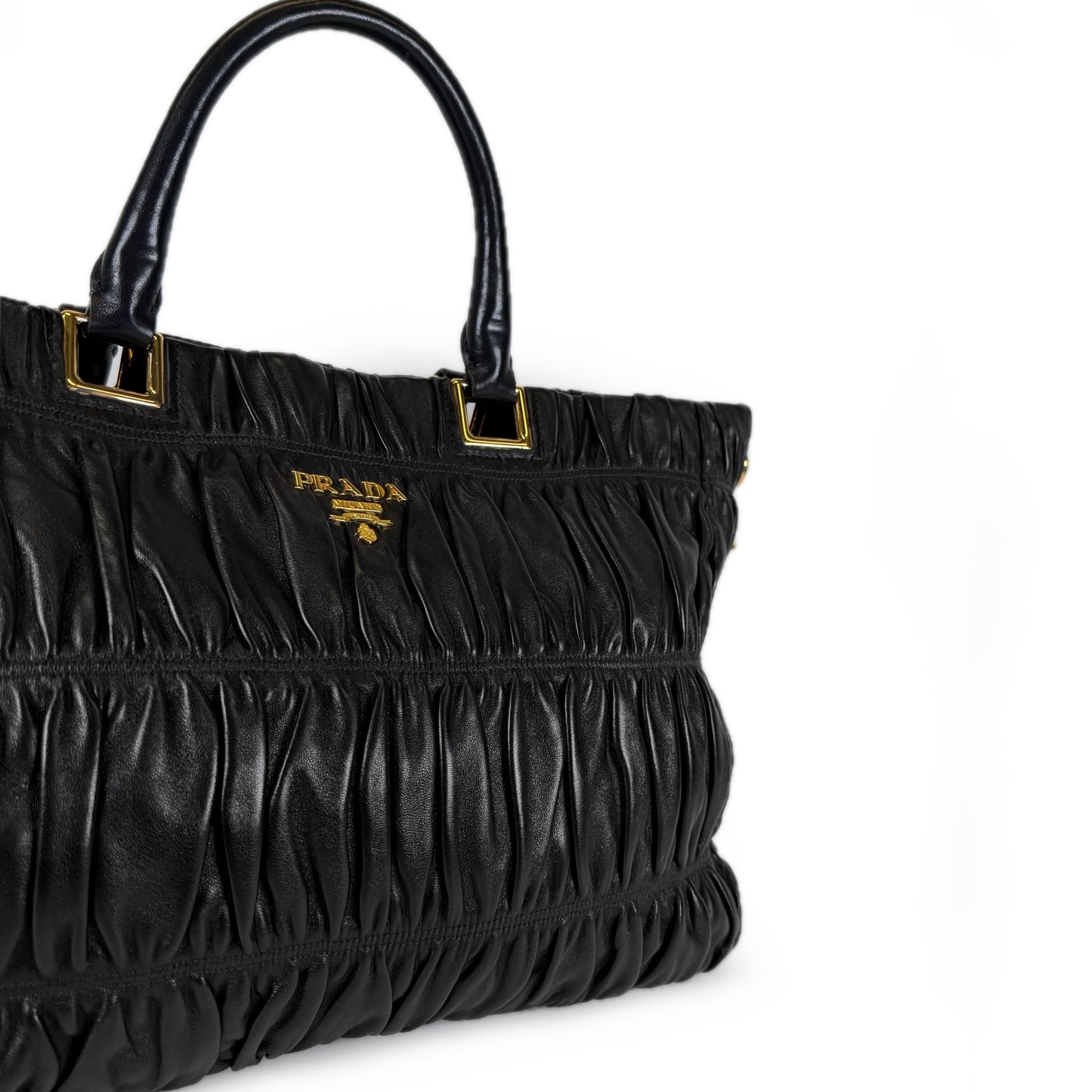 Prada Nappa Gaufre Leather Tote Bag