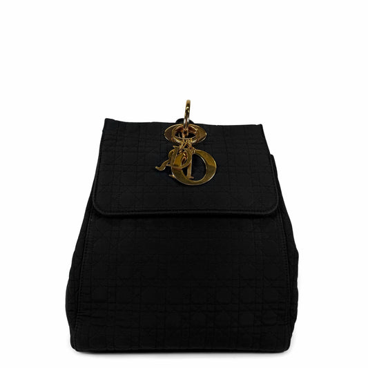 Christian Dior Vintage Cannage Nylon Backpack