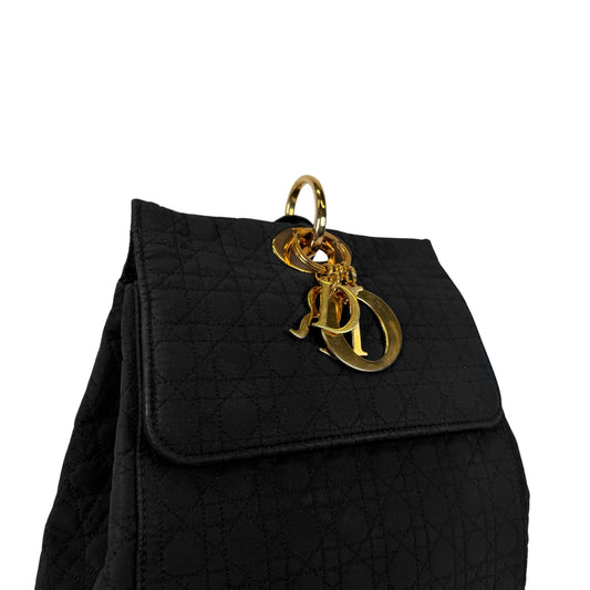 Christian Dior Vintage Cannage Nylon Backpack