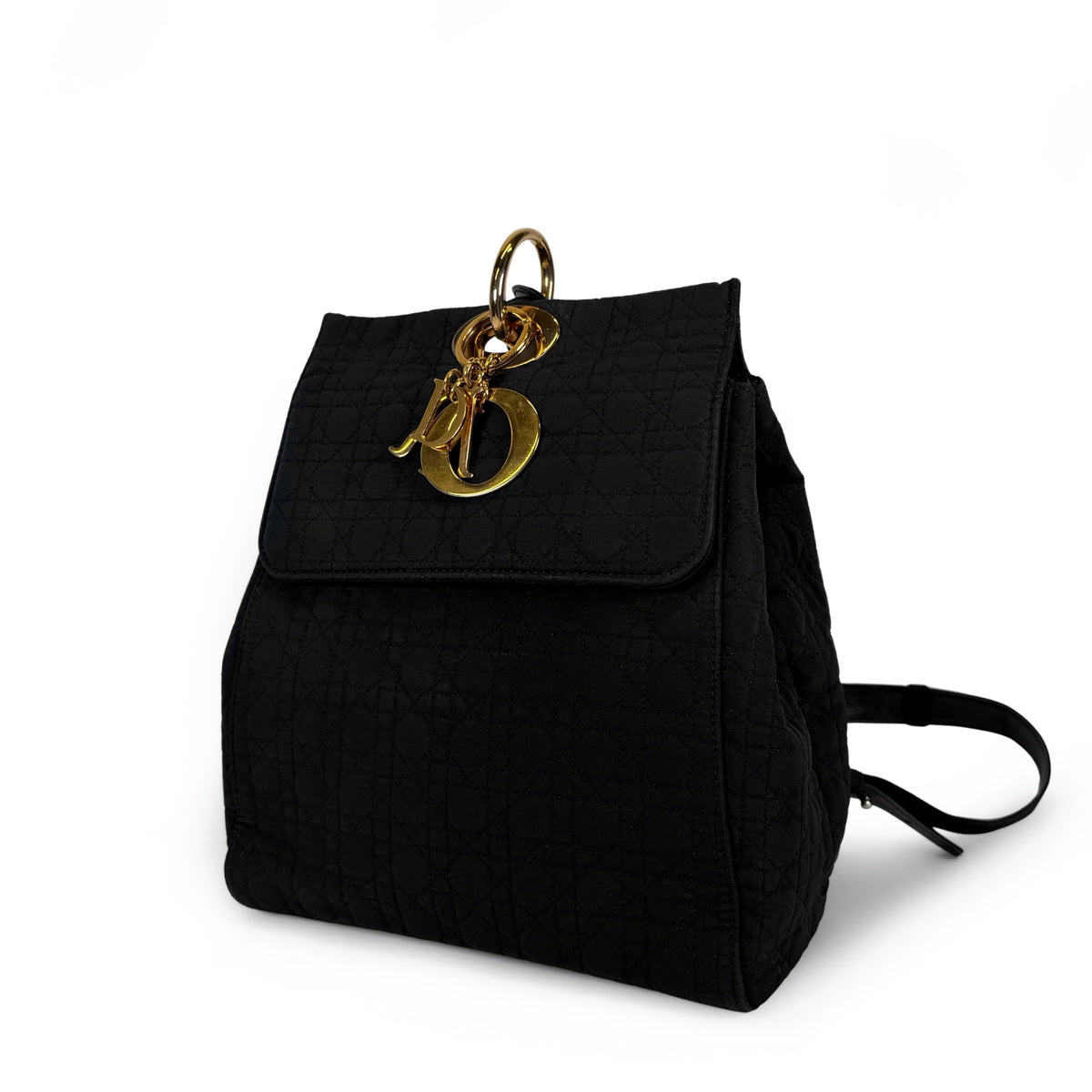 Christian Dior Vintage Cannage Nylon Backpack
