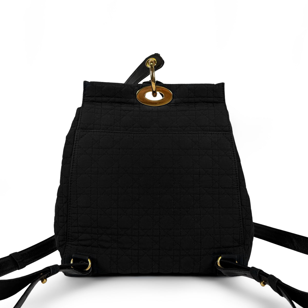 Christian Dior Vintage Cannage Nylon Backpack