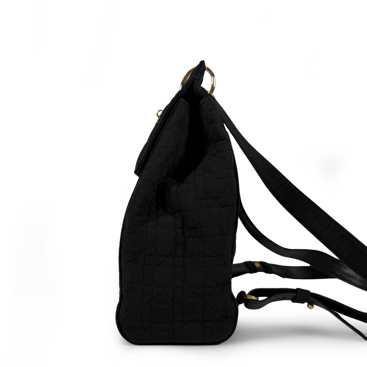 Christian Dior Vintage Cannage Nylon Backpack