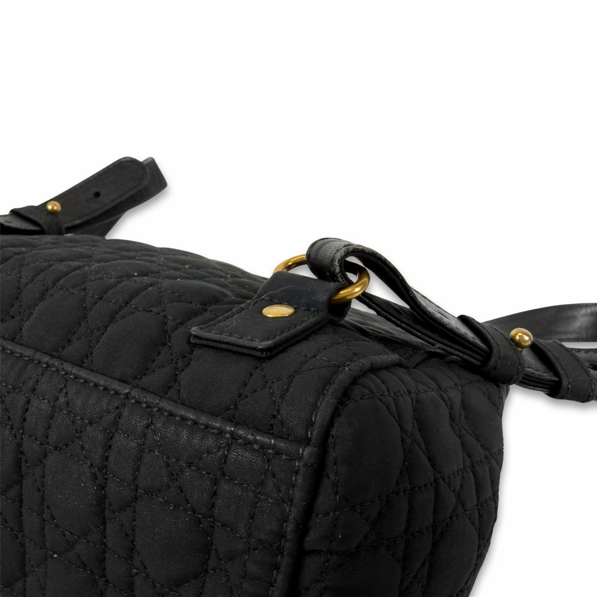 Christian Dior Vintage Cannage Nylon Backpack