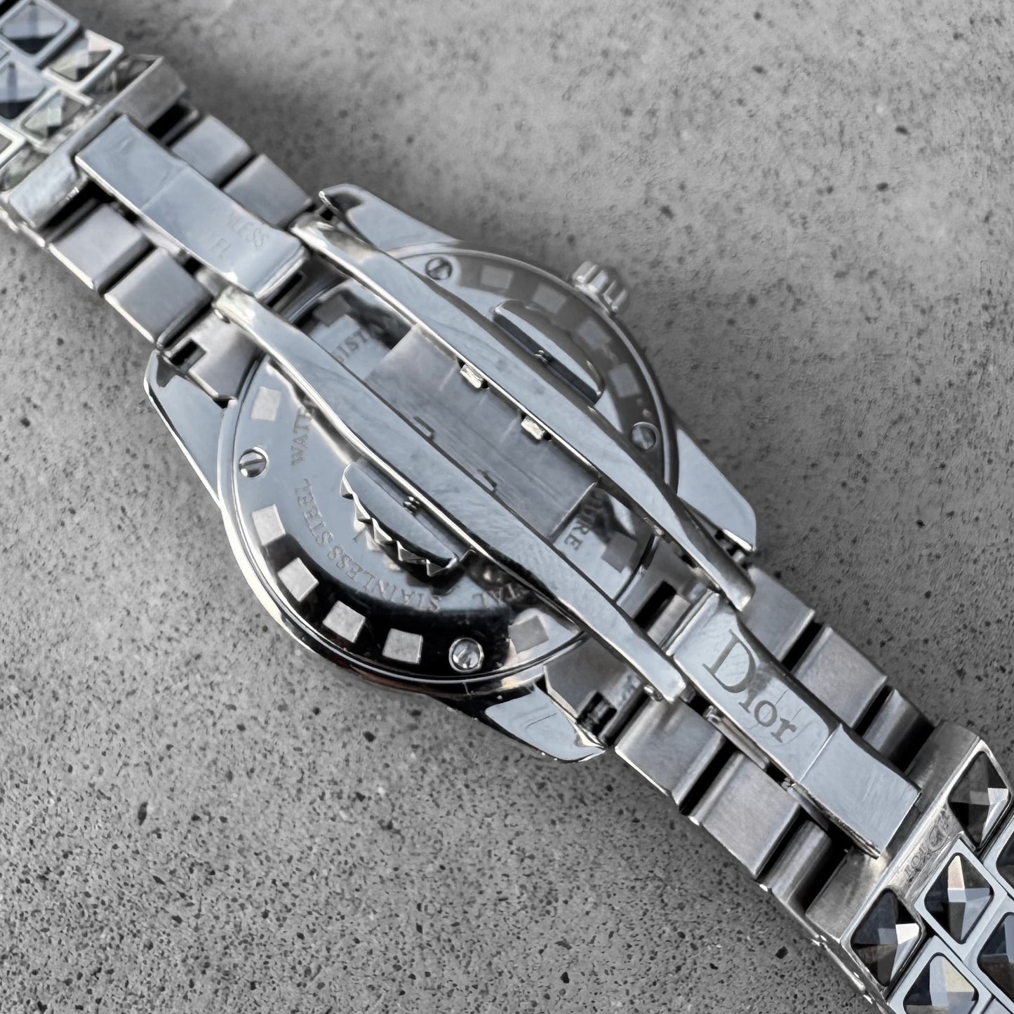 Christian Dior Christal Diamond Stainless Steel Watch