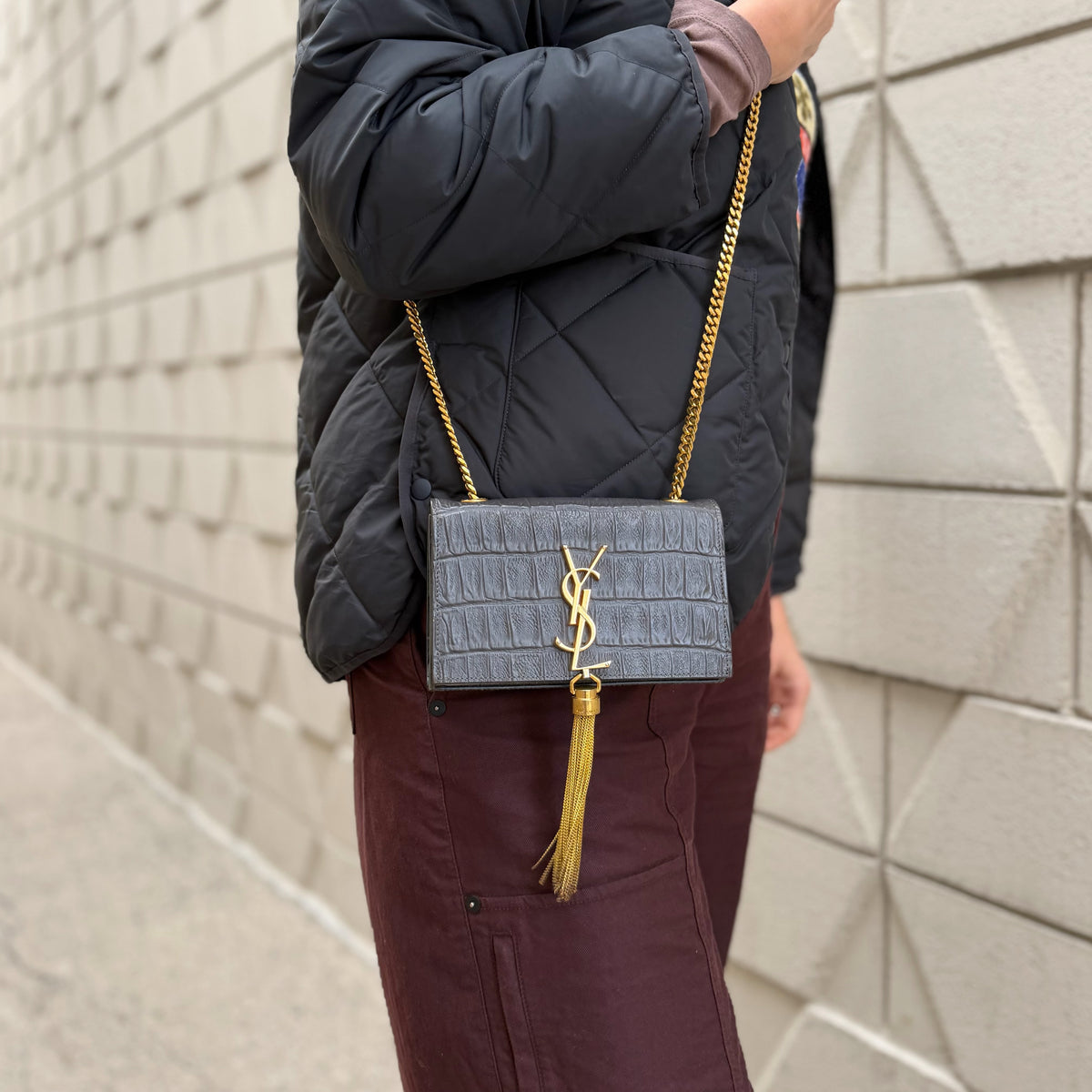 Saint Laurent Kate Tassel Mini Shoulder Bag