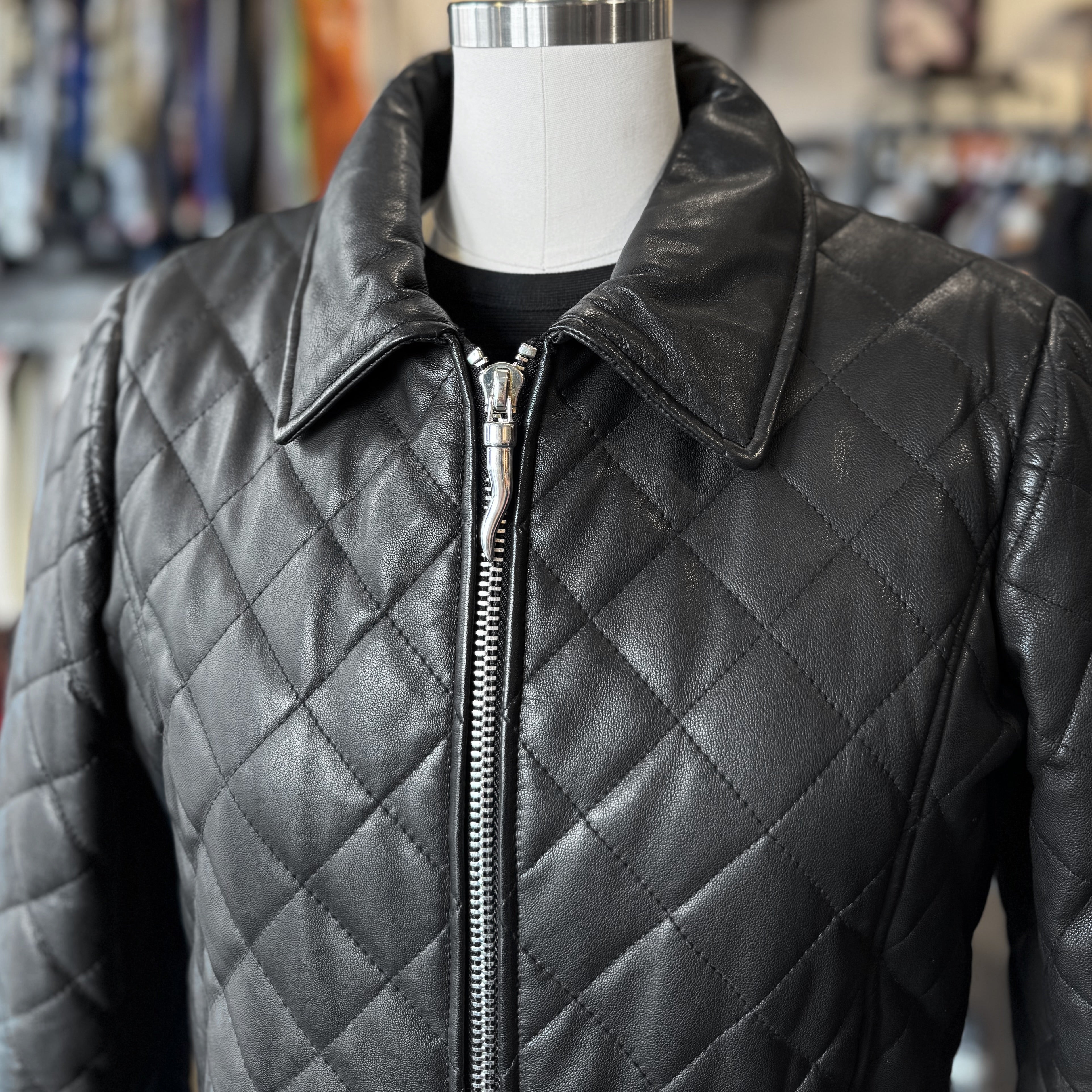 Moschino Cheap and Chic Cropped Quilted Leather Jacket – Wilder's