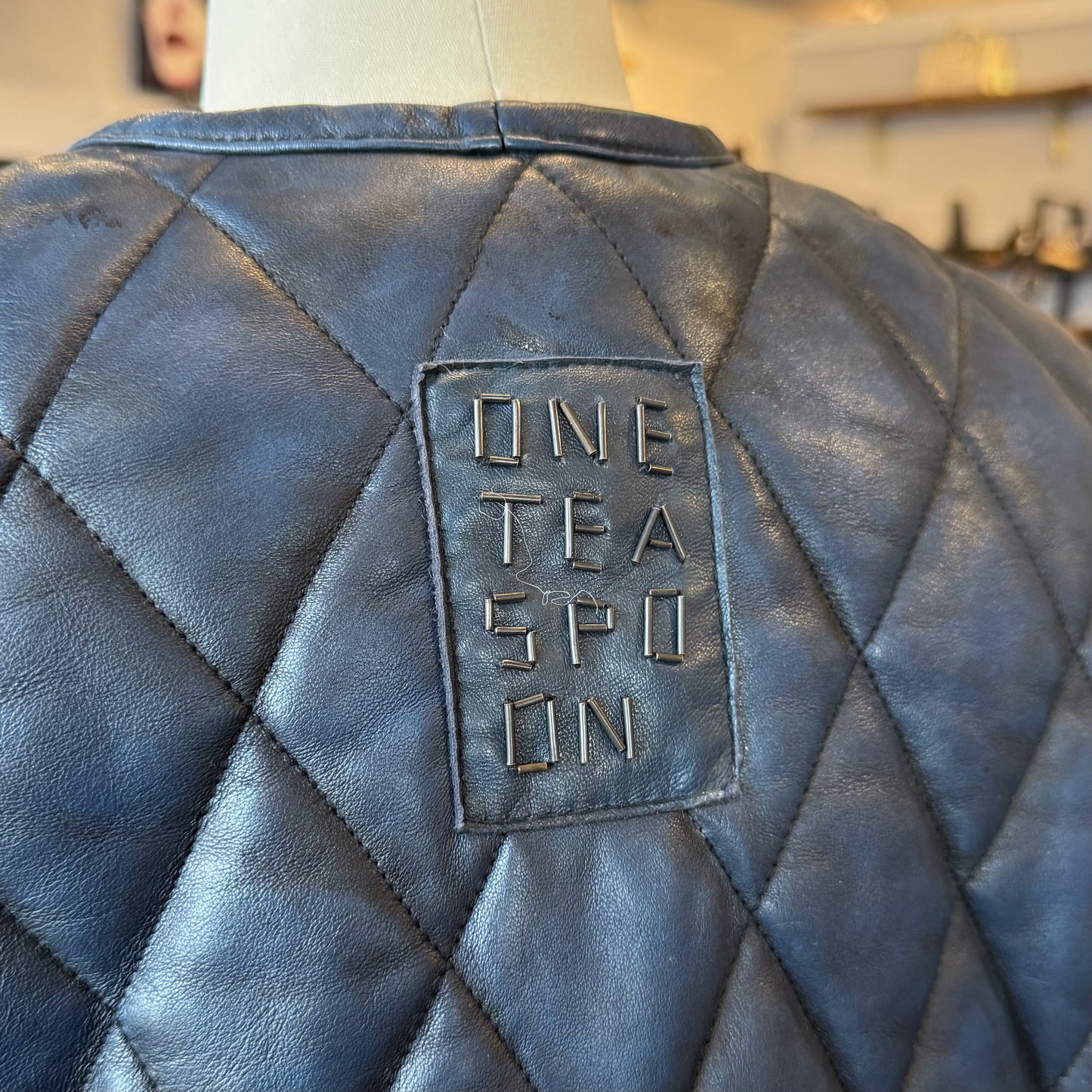 One Teaspoon Oversized Leather Jacket