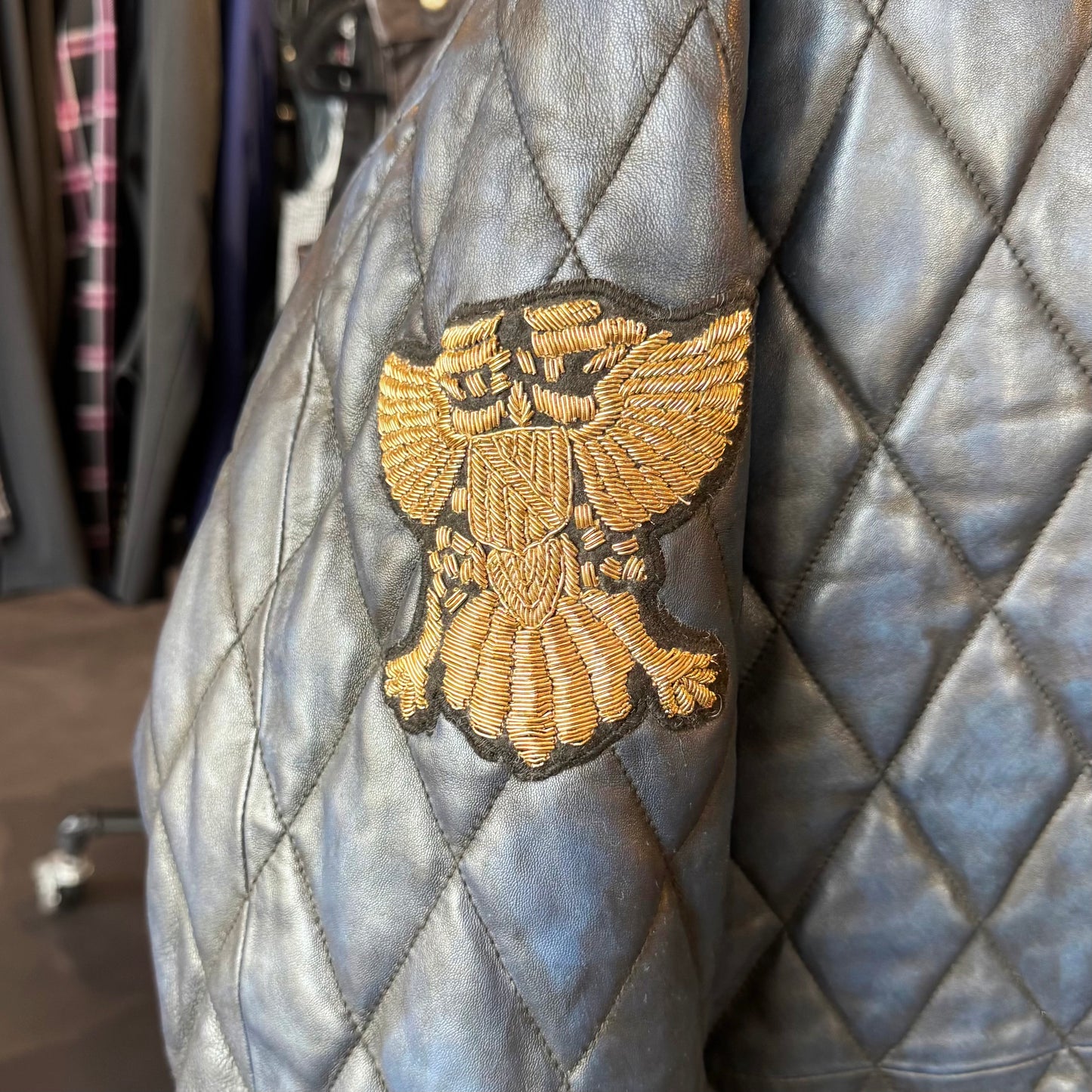 One Teaspoon Oversized Leather Jacket