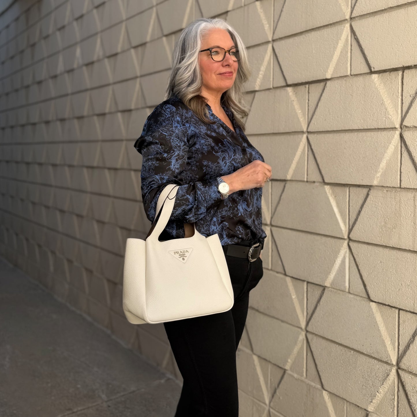 Prada Dynamique Medium Tote Bag