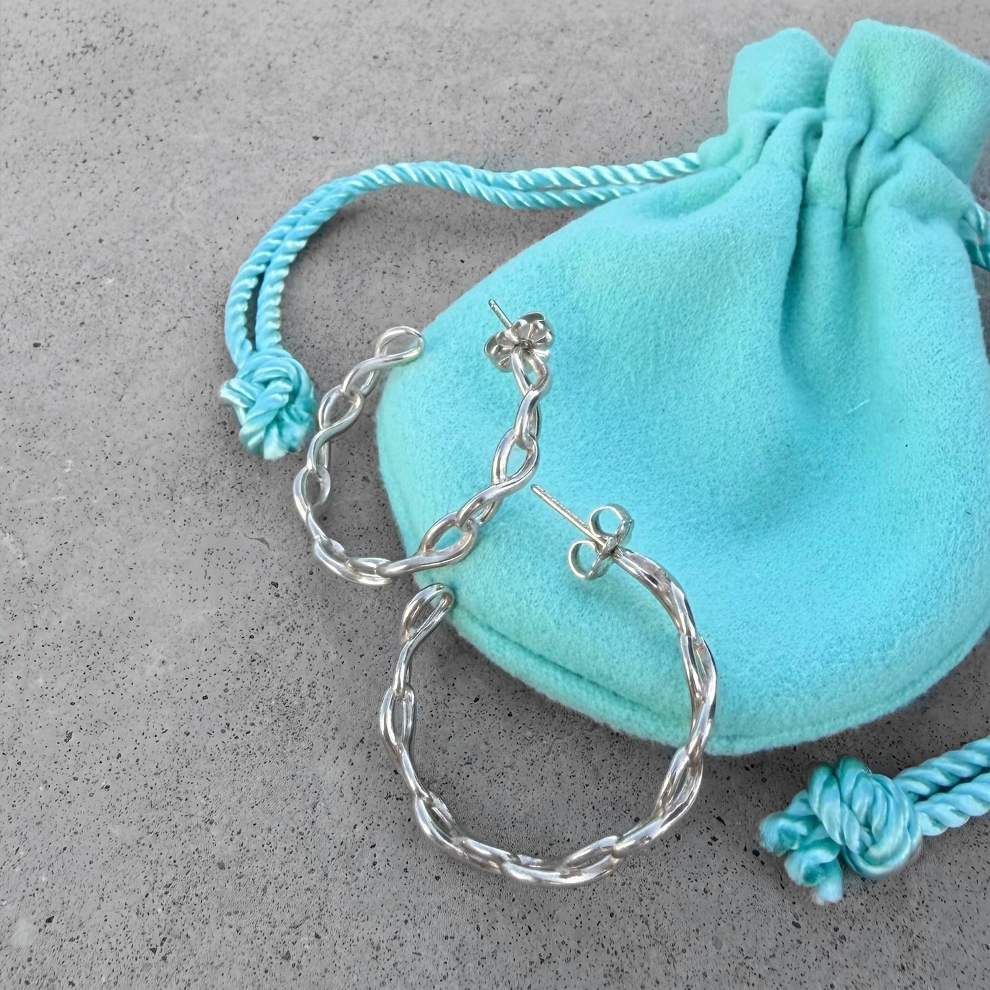 Tiffany & Co. Infinity Hoop Earrings