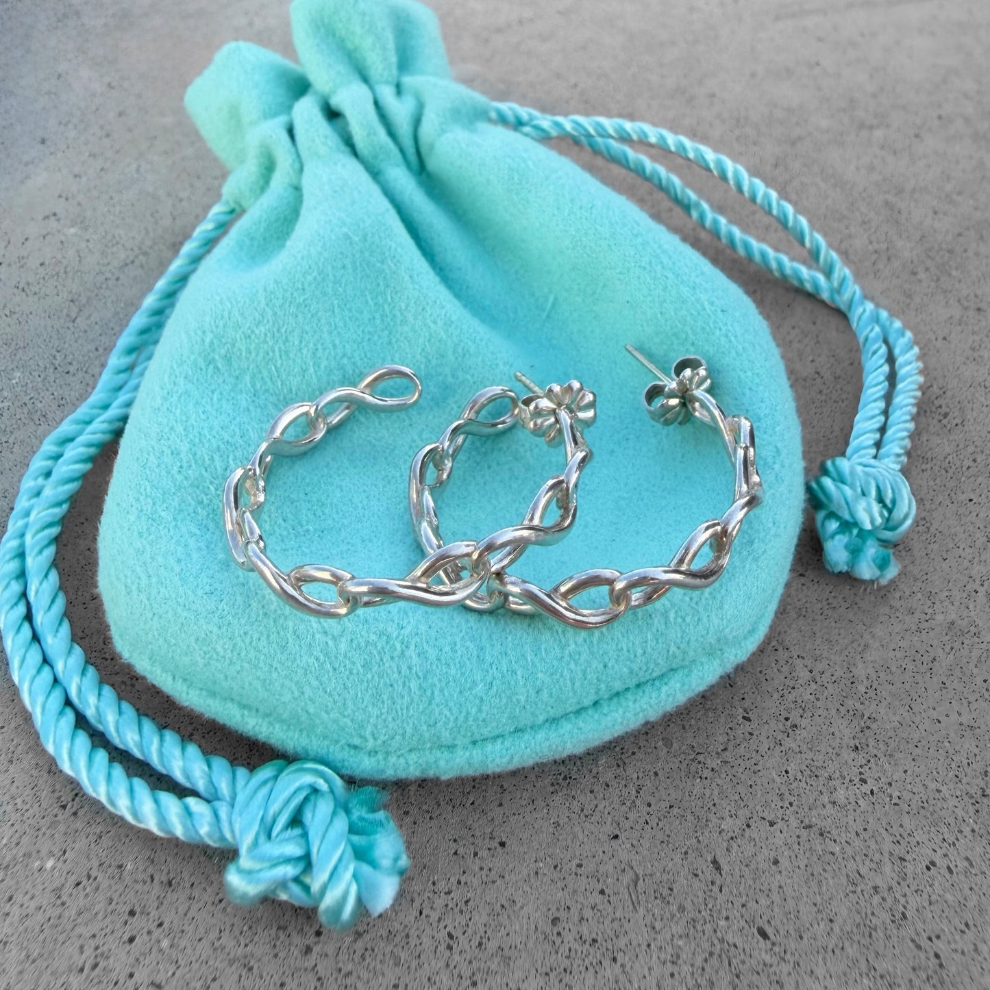 Tiffany & Co. Infinity Hoop Earrings