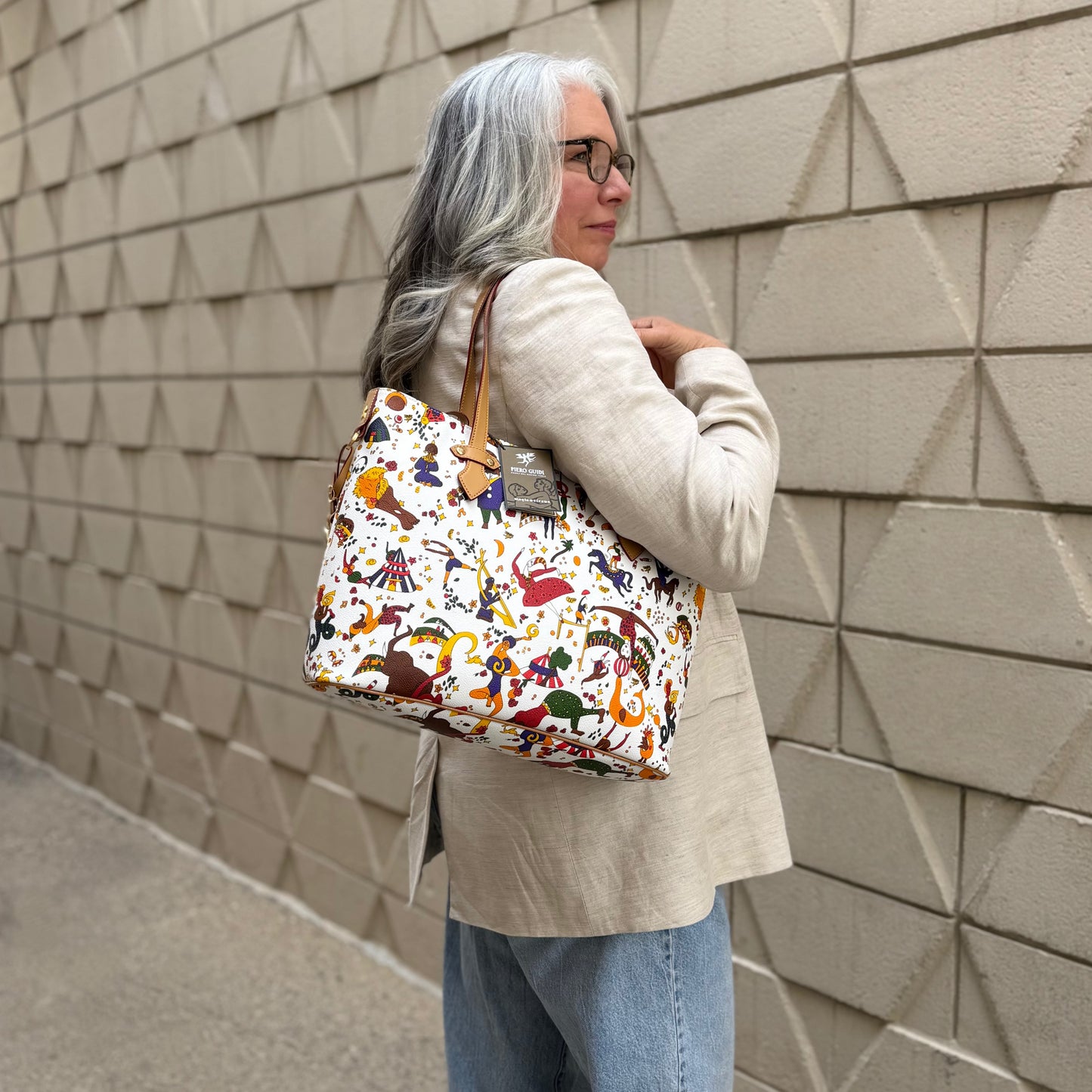 Piero Guidi Magic Circus Tote Bag