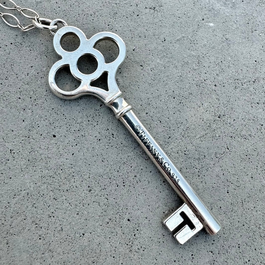 Tiffany & Co Large Crown Key Necklace